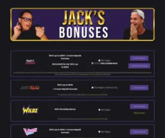 Jacksbonuses.com(JacksBonuses) Screenshot