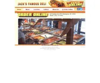 Jacksfamousdeli.com(Jack's Famous Deli) Screenshot