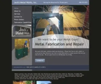 Jacksmetalworks.com(Jack's Metal Works) Screenshot