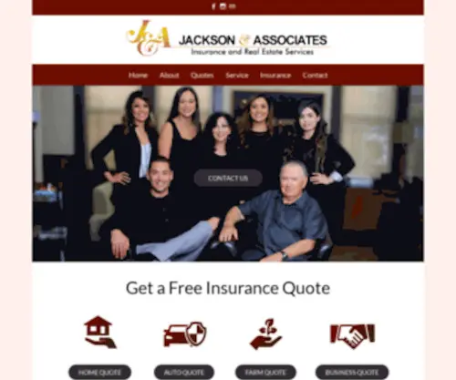 Jackson-INS.com(Our insurance agency) Screenshot