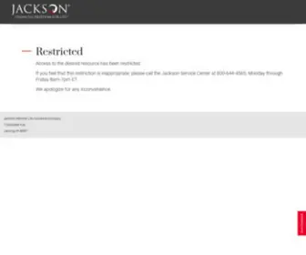 Jackson.com(We are committed to helping clarify the complexity of retirement planning) Screenshot