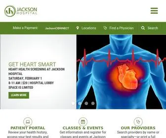Jackson.org(Jackson Hospital) Screenshot