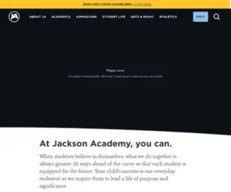 Jacksonacademy.org(Your child’s success) Screenshot