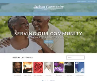 Jacksoncommunityfuneralhome.com(Community Funeral Home) Screenshot