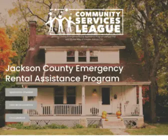 Jacksoncountyerap.org(Jackson County Emergency Rental Assistance Program) Screenshot