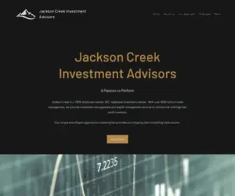 Jacksoncreekinvest.com(Jackson Creek) Screenshot