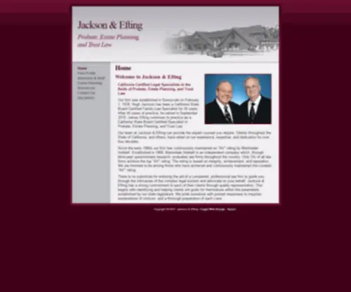 Jacksonefting.com(Efting & Godfrey) Screenshot