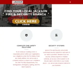 Jacksonfire.co.uk(Jackson Fire & Security) Screenshot