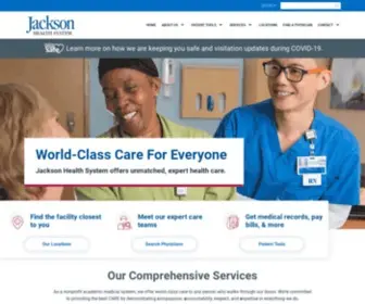 Jacksonhealth.org(Jackson Health System) Screenshot