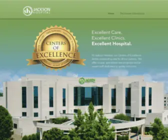 Jacksonhospitalcoe.com(Jackson Hospital Centers of Excellence) Screenshot