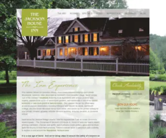 Jacksonhouse.com(Jackson House Inn) Screenshot