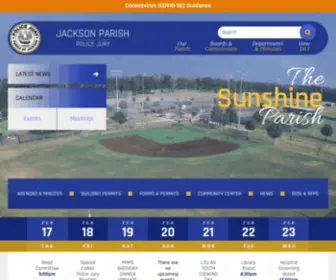 Jacksonparishpolicejury.org(Jackson Parish Police Jury) Screenshot