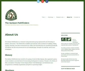 Jacksonpathfinders.org(Preserving Trails and Open Space in Jackson Township for Future Generations) Screenshot