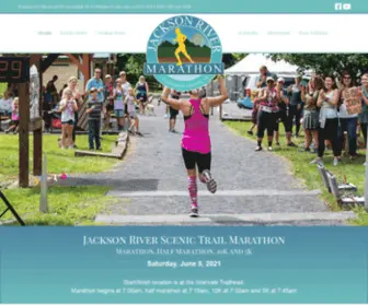 Jacksonrivermarathon.com(Marathon, Half Marathon, 10K, 5K and 1 Mile Fun Run) Screenshot