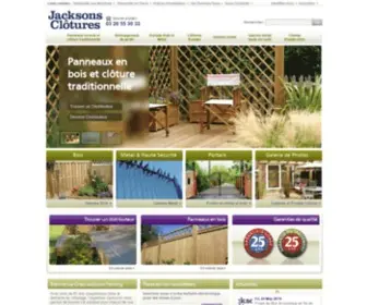 Jacksons-Clotures.com(Accueil) Screenshot