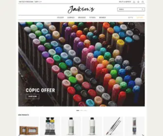 Jacksonsart.com(Jackson's Art Supplies) Screenshot