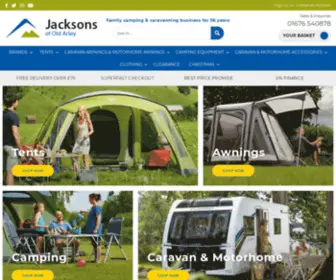 Jacksonscamping.com(Jacksons of Old Arley) Screenshot