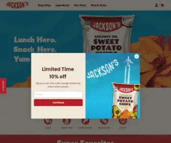 Jacksonschips.com(Jackson's Chips) Screenshot