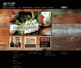 Jacksonsfoodanddrink.com(Jacksons Food and Drink) Screenshot