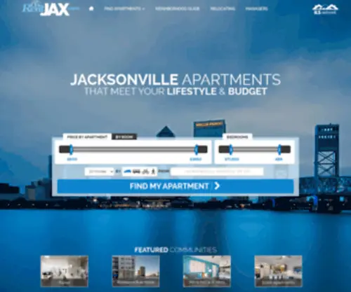 Jacksonvilleapartmentlocator.com(Apartments in Jacksonville You'll Actually Love) Screenshot