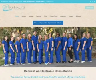 Jacksonvillebeachdentist.com(Same Day Crowns) Screenshot