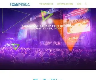 JacksonvillejazzFest.com(City of Jacksonville) Screenshot