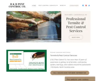 JacksonvillencPestcontrol.com(Affordable Pest Control Service) Screenshot