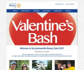 Jacksonvillerotary.org(Jacksonville Rotary Club) Screenshot