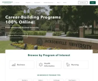 Jacksonvilleu.com(School of Nursing Online at Jacksonville University) Screenshot