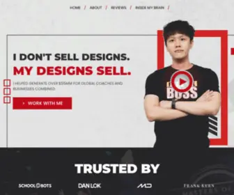 Jacksonyew.com(If you combine Great Design with Marketing) Screenshot