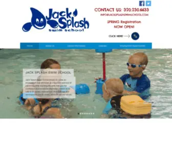 Jacksplashswimschool.com(Jack Splash Swim School) Screenshot