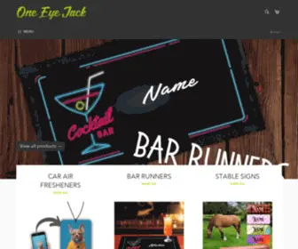 Jacksprints.co.uk(One Eye Jack) Screenshot