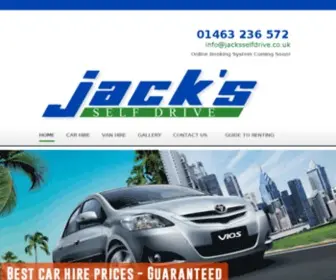 Jacksselfdrive.co.uk(Car Rental Services in Inverness by Jacks Self Drive) Screenshot