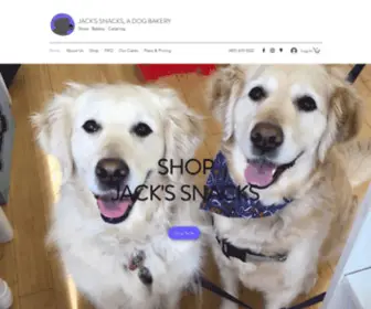 Jackssnacks.com(Dog Bakery) Screenshot