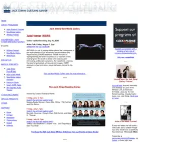 Jackstraw.org(Jack Straw Cultural Center) Screenshot