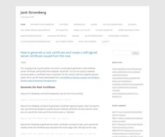 Jackstromberg.com(Jack Stromberg) Screenshot
