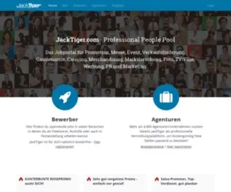 Jacktiger.com(Professional People Pool) Screenshot