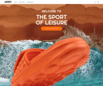 Jackwestbrand.com(The Sport of Leisure) Screenshot