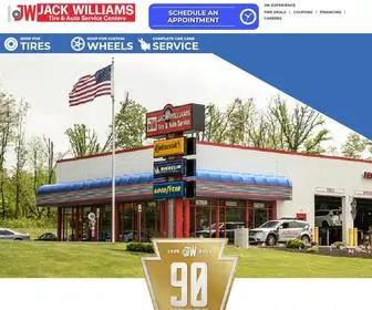 Jackwilliams.com(Jack Williams Tire & Auto Service Centers) Screenshot