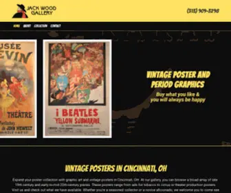 Jackwoodgallery.com(Vintage Posters) Screenshot