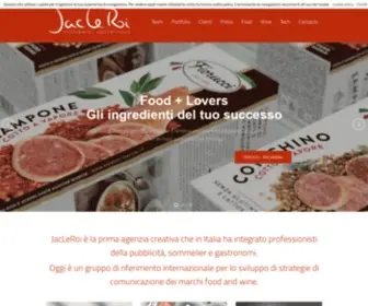 Jacleroi.com(JacLeRoi food wine advertising) Screenshot