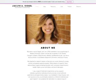 Jaclynasiegel.com(Jaclyn A) Screenshot