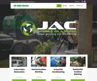 Jacmobileblasting.com(JAC Mobile Blasting) Screenshot