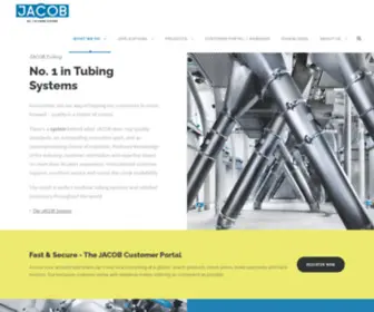 Jacob-Tubing.com(Innovation, Quality and Service) Screenshot