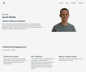 Jacobbolda.com(Jacob Bolda) Screenshot