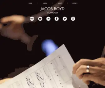 Jacobboydmusic.com(Jacob Boyd Music) Screenshot