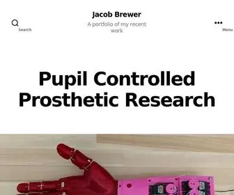 Jacobbrewer.me(A portfolio of my recent work) Screenshot