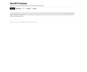 Jacobcosman.ca(Jacob Cosman) Screenshot