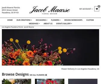 Jacobmaarse.com(Pasadena Florist) Screenshot