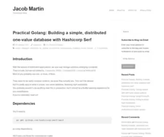 Jacobmartins.com(Jacob Martin) Screenshot